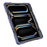 Case For iPad Pro 13 (2025)  /  (2024) with Kickstand Wrist Strap PC + Silicone Tablet Cover - Navy Blue + Black - 5