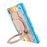 Case For iPad Pro 13 (2025)  /  (2024) with Hand Grip Kickstand PC + Silicone Tablet Cover - Rainbow+Pink - 3