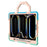 Case For iPad Pro 13 (2025)  /  (2024) with Hand Grip Kickstand PC + Silicone Tablet Cover - Rainbow+Pink - 6