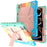 Tablet Case For iPad Pro 13 (2025)  /  (2024) with Kickstand PC + Silicone Shockproof Protective Cover - Rainbow Pink - 1