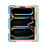 Tablet Case For iPad Pro 13 (2025)  /  (2024) with Kickstand PC + Silicone Shockproof Protective Cover - Rainbow Pink - 3