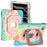 Case For iPad Pro 11 (2025)  /  (2024) Kickstand Silicone + PC Shockproof Protective Tablet Cover - Rainbow+Pink - 1