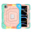 Case For iPad Pro 11 (2025)  /  (2024) Kickstand Silicone + PC Shockproof Protective Tablet Cover - Rainbow+Pink - 2
