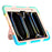 Case For iPad Pro 11 (2025)  /  (2024) Kickstand Silicone + PC Shockproof Protective Tablet Cover - Rainbow+Pink - 4