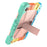 For Lenovo Tab K9 Tablet Case with Kickstand PC + Silicone Shockproof Protective Cover - Rainbow+Pink - 4