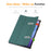ENKAY HAT PRINCE For Lenovo Idea Tab Pro Gen 2 Trifold Stand Cover PU Leather + PC Tablet Case - Black - 2