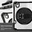Tablet Case for iPad mini (2024)  /  (2021) Kickstand Clear PC TPU Shockproof Full Body Protective Cover with 360° Rotating Hand Strap  - Black - 5