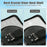 Tablet Case for iPad mini (2024)  /  (2021) Kickstand Clear PC TPU Shockproof Full Body Protective Cover with 360° Rotating Hand Strap  - Black - 6