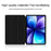 For vivo Pad6 Pro Case PU Leather TPU Back Trifold Stand Tablet Cover - Black - 5
