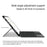 For vivo Pad6 Pro Leather Case + Touchpad Bluetooth-Compatible Keyboard (without Backlit) - Black - 6