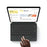 For vivo Pad6 Pro Leather Case + Touchpad Bluetooth-Compatible Keyboard (without Backlit) - Black - 7