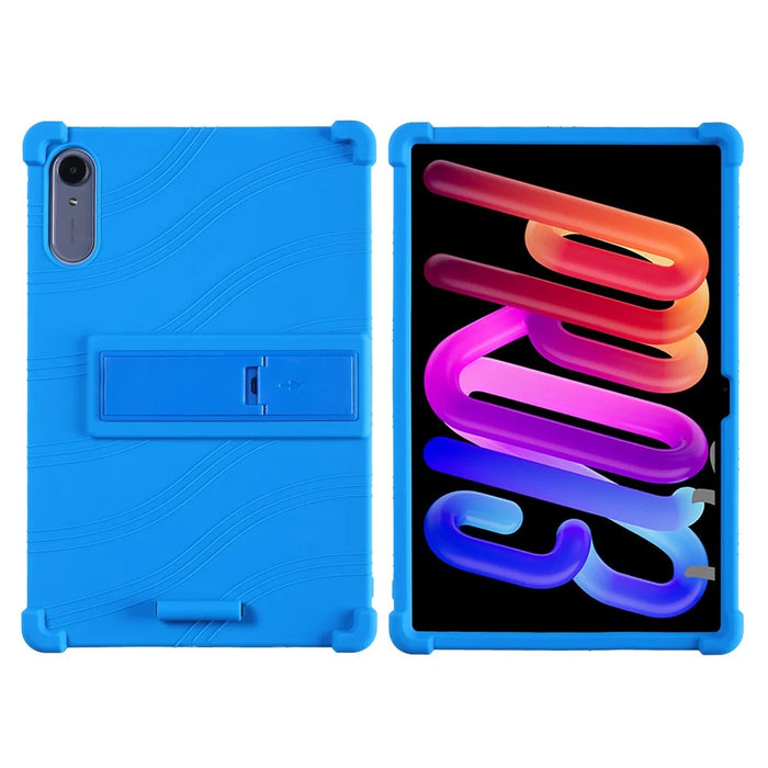Tablet Case For Lenovo Idea Tab Pro Gen 2  /  Xiaoxin Pad Pro GT Adjustable Kickstand Silicone Tablet Protective Cover - Dark Blue - 1