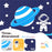 Kids Tablet Case for iPad mini (2024)  /  (2021) Silicone PC Cover with Kickstand  /  Shoulder Strap - Navy Blue - 3
