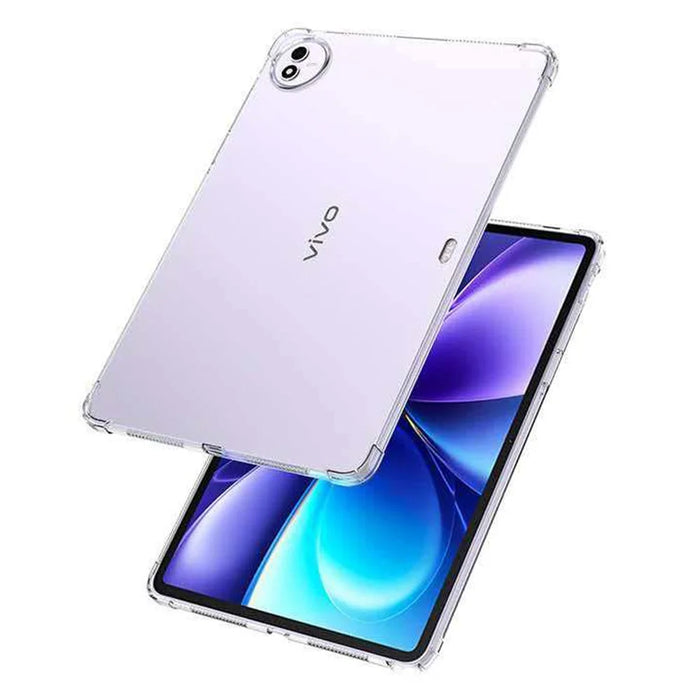 For vivo Pad6 Pro Case Four Corner Shockproof Clear Tablet TPU Cover - Transparent - 2