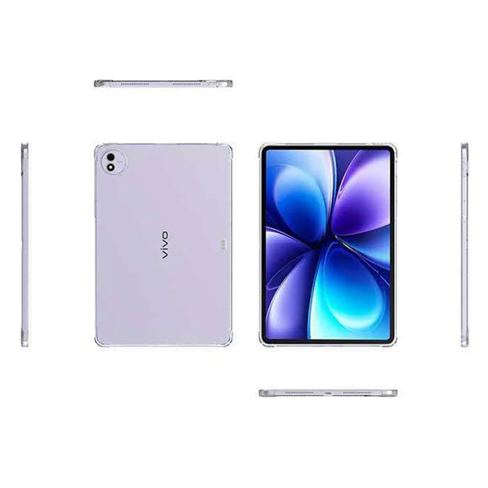 For vivo Pad6 Pro Case Four Corner Shockproof Clear Tablet TPU Cover - Transparent - 5