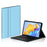 For Honor Pad 8 Leather Stand Tablet Case with Detachable Magnetic Wireless Keyboard (Without Touchpad) - Blue - 1