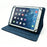 Tablet Case for iPad Mini  /  2  /  3  /  4  /  (2024)  /  (2021)  /  (2019) 7.9 inch  /  Wi-Fi  /  iPod mini (1st Generation Embossed Magpie Pattern TPU PU Protective Cover with Card Slots - Blue - 3