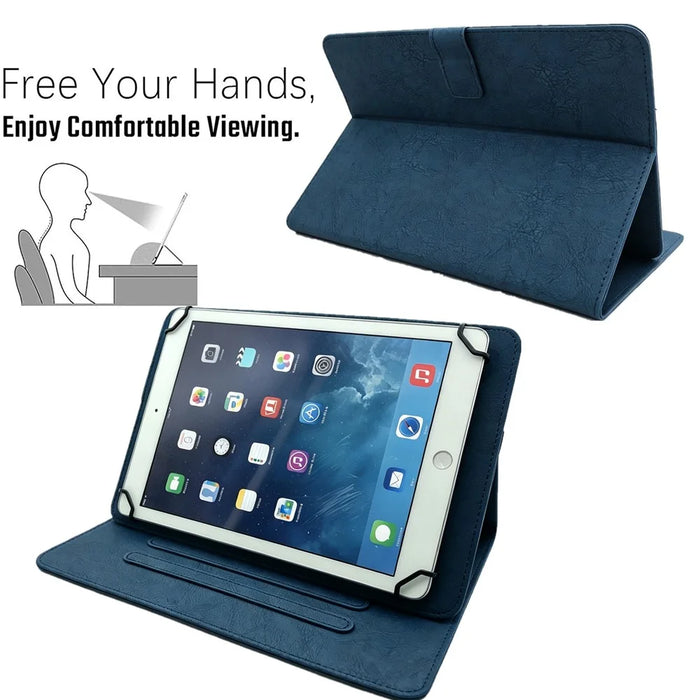 Tablet Case for iPad Mini  /  2  /  3  /  4  /  (2024)  /  (2021)  /  (2019) 7.9 inch  /  Wi-Fi  /  iPod mini (1st Generation Embossed Magpie Pattern TPU PU Protective Cover with Card Slots - Blue - 7