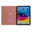 Tablet Case for iPad mini (2024)  /  (2021) Embossed Magpie Pattern TPU PU Protective Cover with Card Slots - Pink - 2