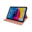 Tablet Case for iPad mini (2024)  /  (2021) Embossed Magpie Pattern TPU PU Protective Cover with Card Slots - Pink - 3