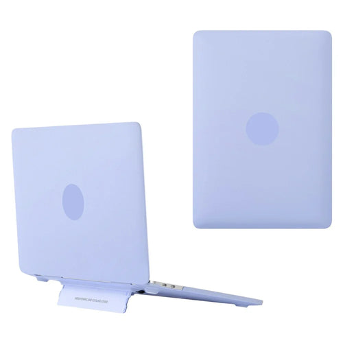 For MacBook Neo 13 inch (2026) Case Foldable Stand Heat Dissipation PC Laptop Protective Shell - Lavender Purple - 1
