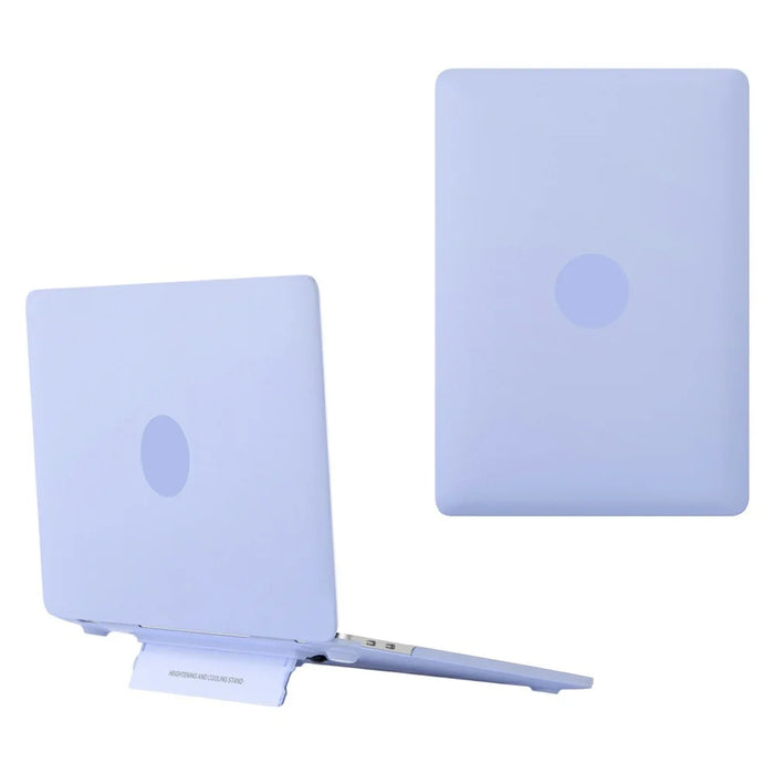 For MacBook Neo 13 inch (2026) Case Foldable Stand Heat Dissipation PC Laptop Protective Shell - Lavender Purple - 1
