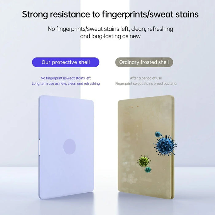 For MacBook Neo 13 inch (2026) Case Foldable Stand Heat Dissipation PC Laptop Protective Shell - Lavender Purple - 5