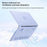 For MacBook Neo 13 inch (2026) Case Foldable Stand Heat Dissipation PC Laptop Protective Shell - Lavender Purple - 6