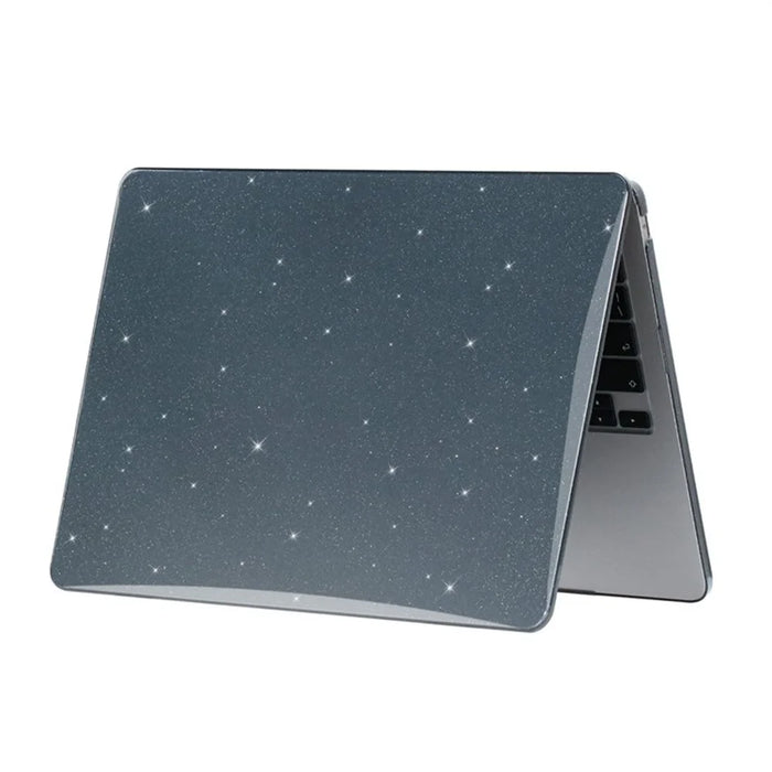 For MacBook Neo 13 inch (2026) A3404 Case Galaxy Star Pattern Hard PC Shell Laptop Protective Cover - Black - 4