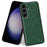 For Samsung Galaxy A27 5G Case Retro Leather Coated PC + TPU Phone Cover - Green - 1