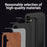 For Samsung Galaxy A27 5G Case Retro Leather Coated PC + TPU Phone Cover - Green - 5