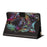 Tablet Case for iPad Pro 11 (2025)  /  (2024) Leather Stand Case with Card Slots Litchi Pattern Magnetic Flip Protective Cover - Colorful Wolf - 4