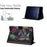 Tablet Case for iPad Pro 11 (2025)  /  (2024) Leather Stand Case with Card Slots Litchi Pattern Magnetic Flip Protective Cover - Colorful Wolf - 6