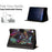 Tablet Case for iPad mini (2024)  /  (2021) Leather Stand Case with Card Slots Litchi Pattern Magnetic Flip Protective Cover - Colorful Wolf - 6