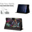 For Lenovo Tab M10 HD Gen 2 Tablet Case Leather Stand Case with Card Slots Litchi Pattern Magnetic Flip Protective Cover - Colorful Wolf - 6