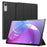 Dux Ducis for Lenovo Idea Tab Pro Gen 2 Case DUX DUCIS Domo Series Tri-fold Stand PU Leather Tablet Cover - Black - 1