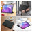 Dux Ducis for Lenovo Idea Tab Pro Gen 2 Case DUX DUCIS Domo Series Tri-fold Stand PU Leather Tablet Cover - Black - 7