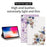 For Apple iPad Pro 11 (2018) / (2020) / (2021) / (2022) Stand Design Flower Pattern Printed Folio Flip Tablet Case Anti-scratch Leather Protective Cover - Chinese Rose - 5