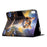For iPad mini (2024) / (2021) Case Pattern Printing Stand Leather Tablet Cover with Card Slots - Starry Night Cat - 4