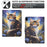 For iPad mini (2024) / (2021) Case Pattern Printing Stand Leather Tablet Cover with Card Slots - Starry Night Cat - 5