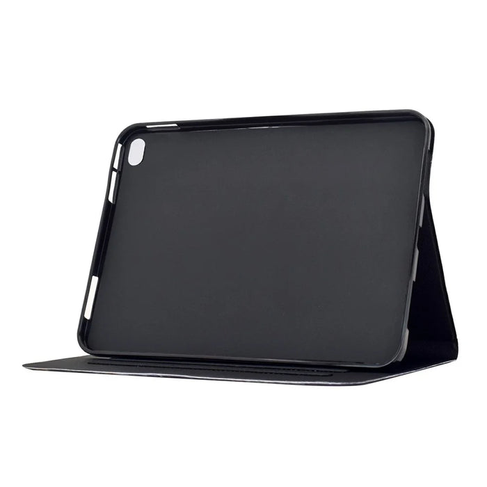 For iPad 9.7-inch (2018) / (2017) Case Pattern Printing Stand Leather Tablet Cover with Card Slots - Starry Night Cat - 3