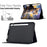 For Samsung Galaxy Tab S10 FE+ Case Pattern Printing Stand Leather Tablet Cover with Card Slots - Starry Night Cat - 6