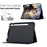 For Samsung Galaxy Tab S9+ Case Pattern Printing Stand Leather Tablet Cover with Card Slots - Starry Night Cat - 6