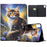 For Lenovo Xiaoxin Pad 11 2025 Case Pattern Printing Stand Leather Tablet Cover with Card Slots - Starry Night Cat - 1