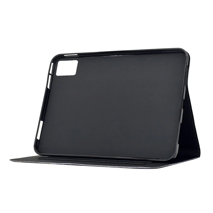 For Lenovo Xiaoxin Pad 11 2025 Case Pattern Printing Stand Leather Tablet Cover with Card Slots - Starry Night Cat - 3