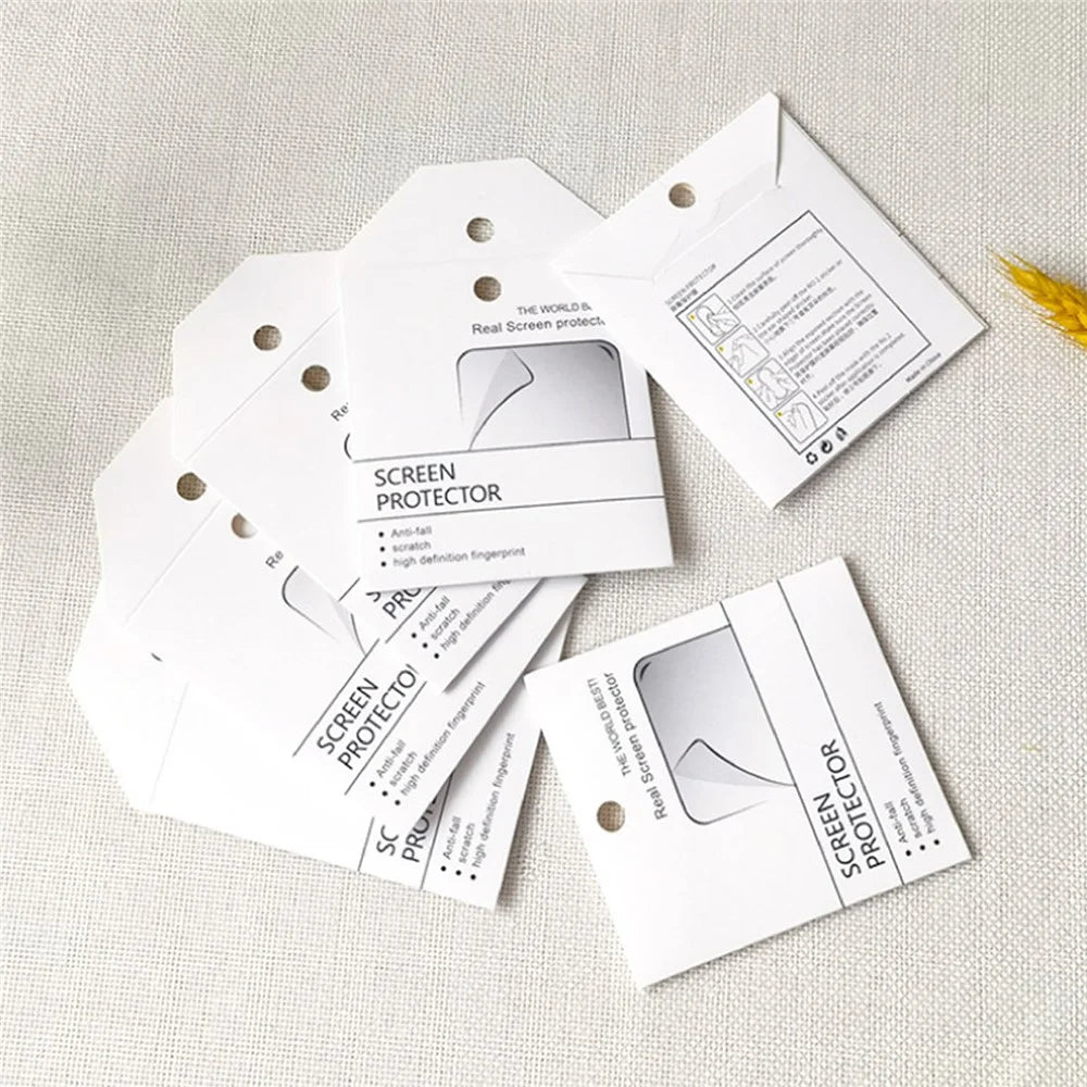 100Pcs Universal Packaging Card Paper Bags for Mobile Phone Watch Camera Lens Film - 2