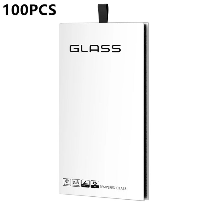 100Pcs Tempered Glass Screen Protector Packaging Box with Hook - 1