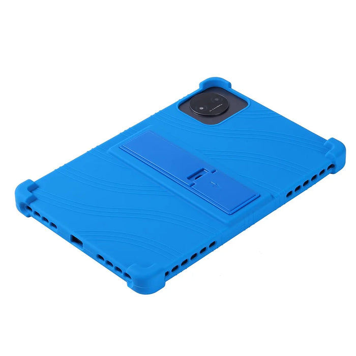 For Teclast P50T Tablet Case Adjustable Kickstand Silicone Tablet Protective Cover - Dark Blue - 5