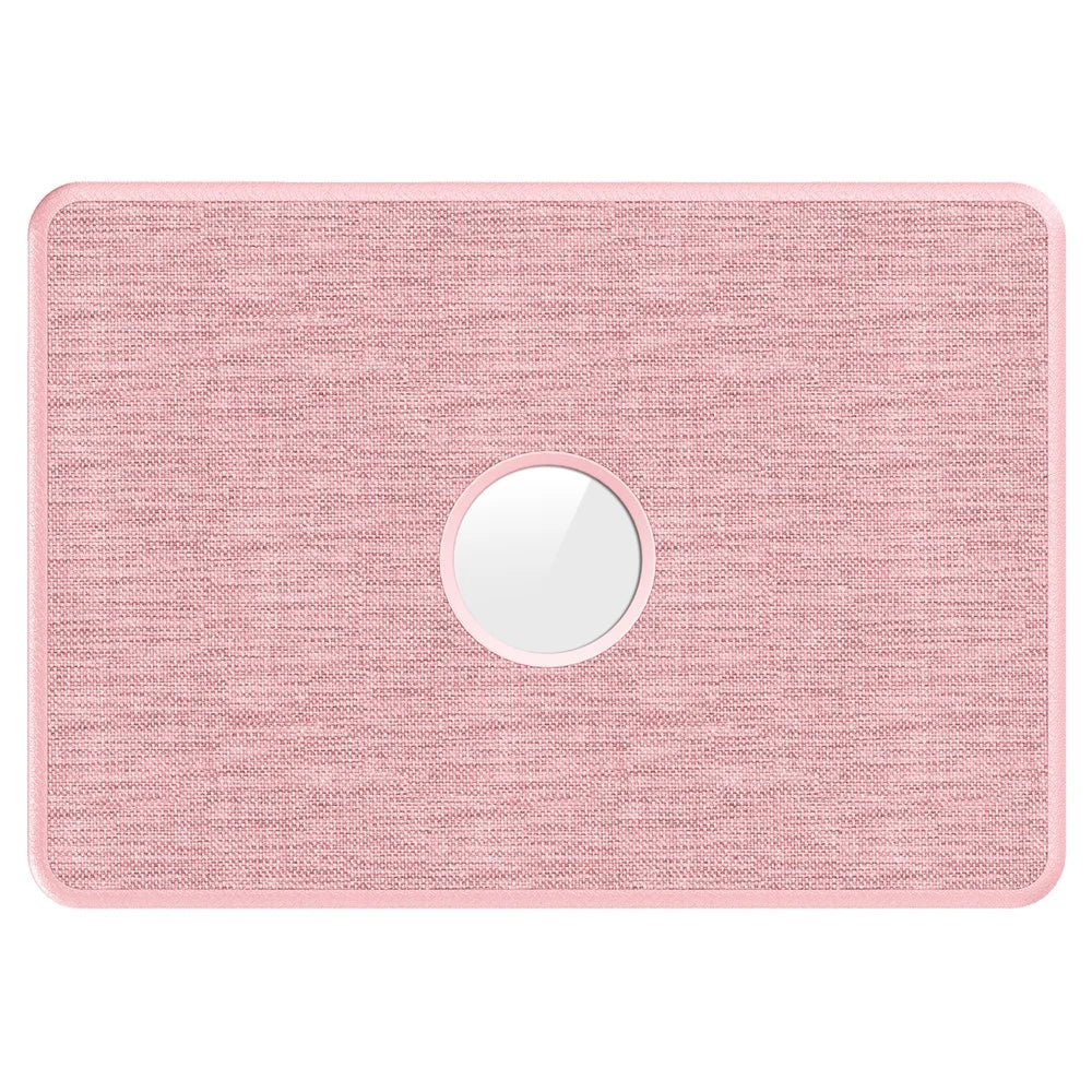For MacBook Neo 13 inch (2026) Kickstand Case Laptop Cover with Logo View - Pink - 2