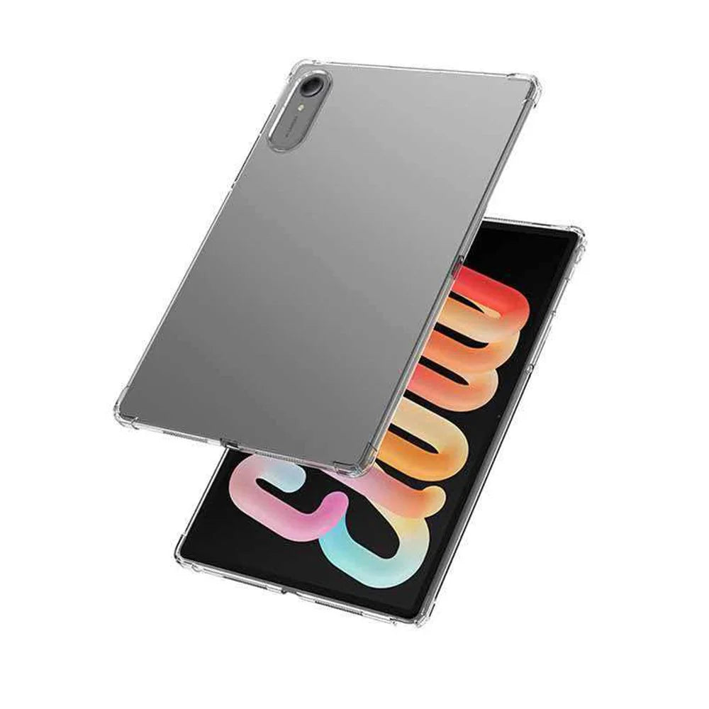 For Lenovo Yoga Tab 11.1 Case TPU Drop-Resistant Clear Tablet Cover + Tempered Glass Screen Film - 2